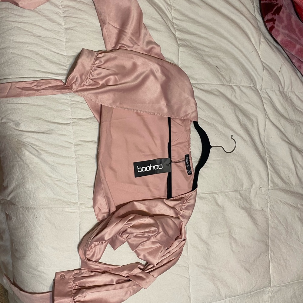 Satin crop top